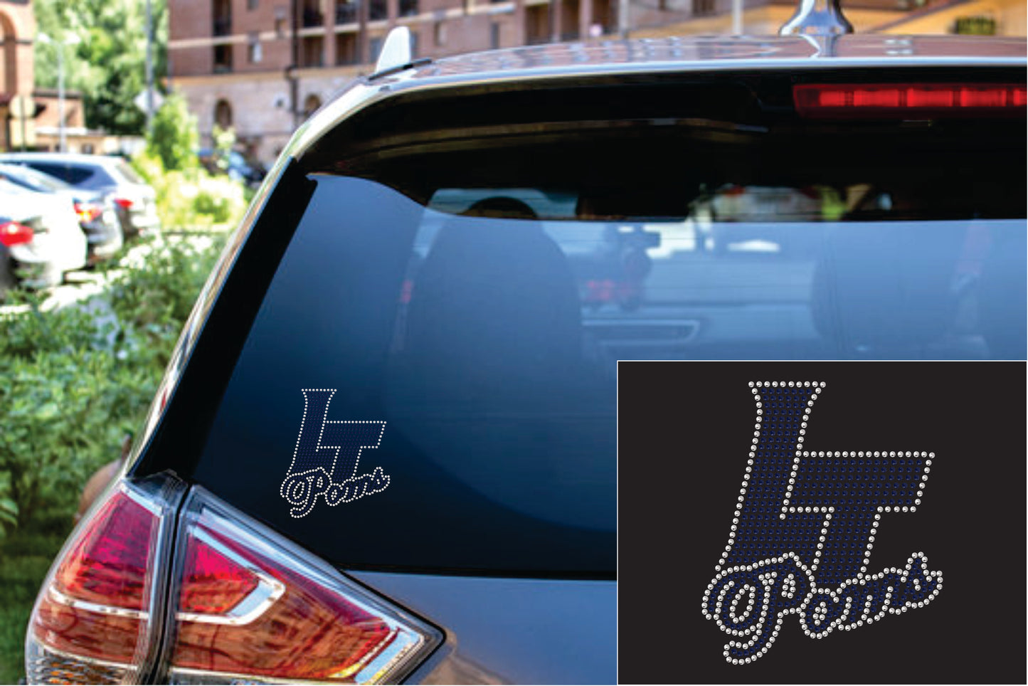 Legend Poms Car Decal