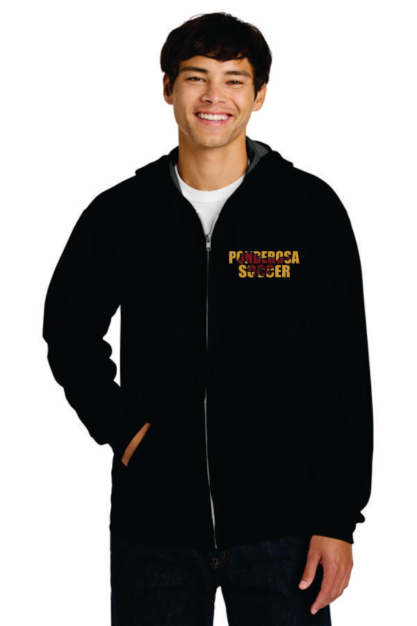 Ponderosa Boys Soccer Zip Hoodie