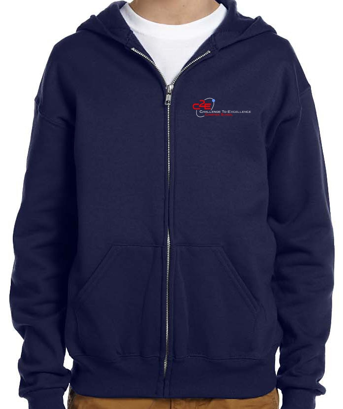 C2E Zip Hoodie - Monograms by K & K