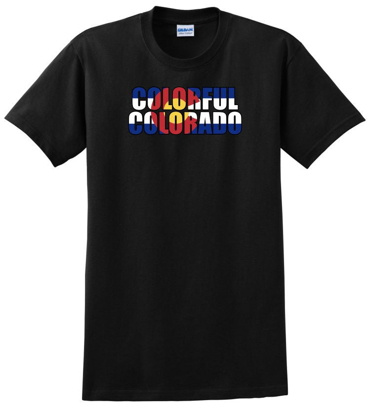Colorful Colorado Short-Sleeve T-Shirt - Monograms by K & K