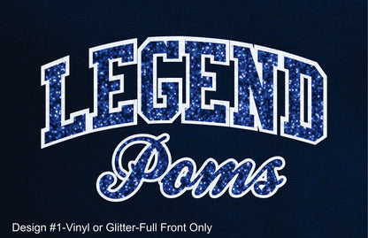 Legend Poms Gildan Hooded Sweatshirt