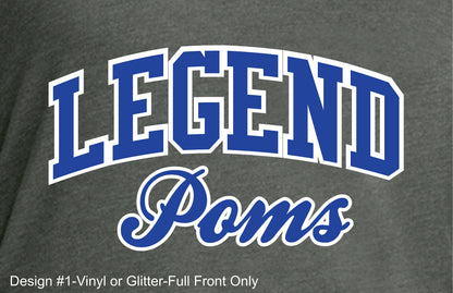 Legend Poms Ladies Long-Sleeve T-Shirt
