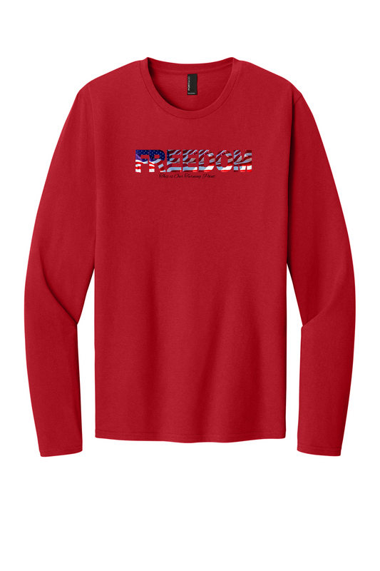 Freedom Shirt in Honor of Charlie Kirk long sleeved