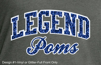 Legend Poms Ladies Long-Sleeve T-Shirt