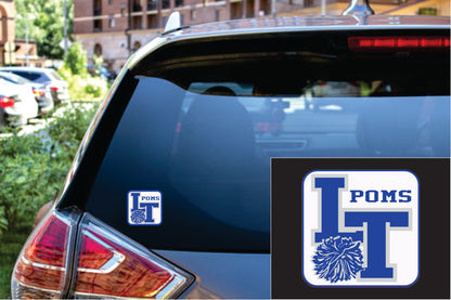Legend Poms Car Decal
