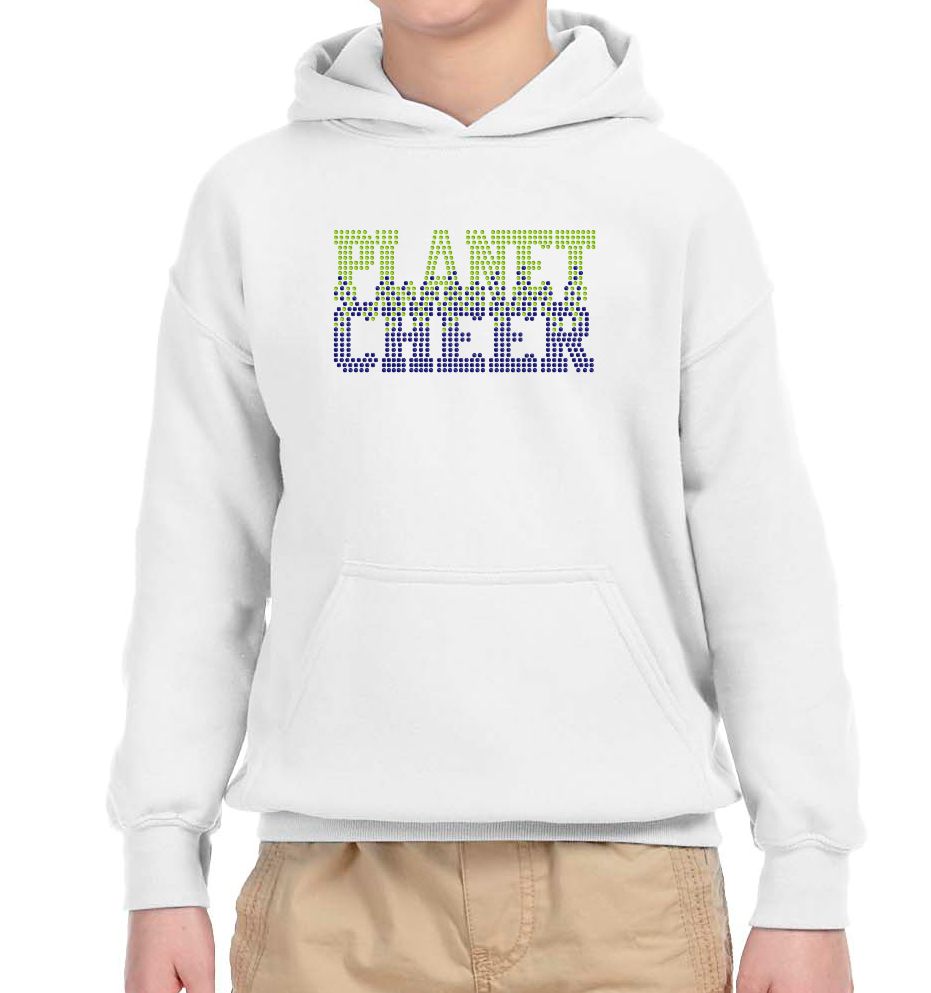 Planet Cheer Youth Bleeding Hoodie - Monograms by K & K