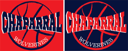 Chaparral Basketball Short-Sleeve Heather T-Shirt - Monograms by K & K