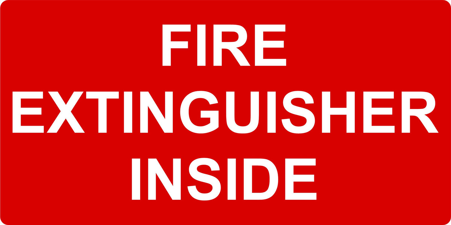 Fire Extinguisher Inside