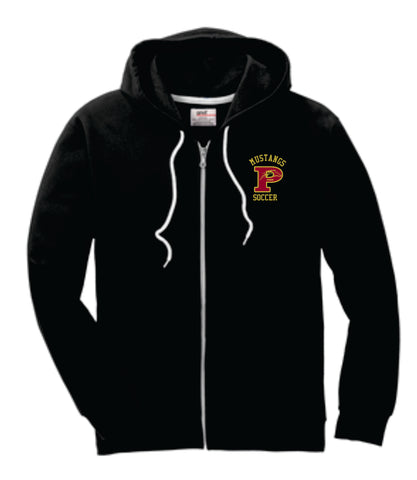 Ponderosa Boys Soccer Zip Sweatshirt - Monograms by K & K