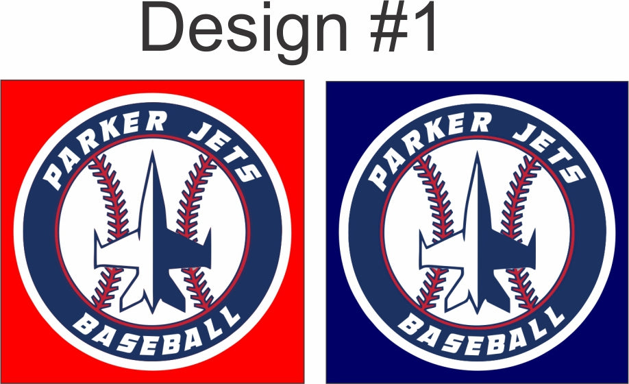 Parker Jets Long-Sleeve Tee-Plain Vinyl Designs - Monograms by K & K