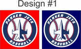 Parker Jets Long-Sleeve Tee-Plain Vinyl Designs - Monograms by K & K