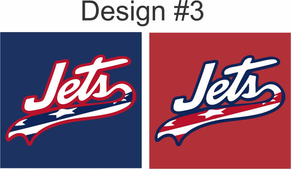 Parker Jets Long-Sleeve Tee-Plain Vinyl Designs - Monograms by K & K
