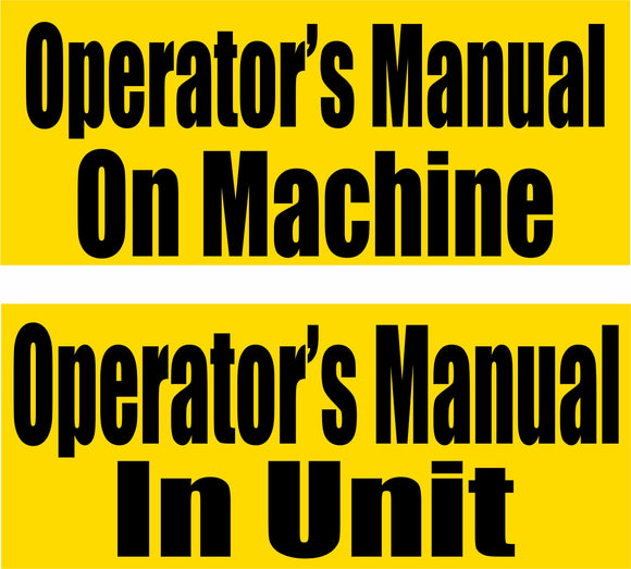 Operators Manual - Monograms by K & K
