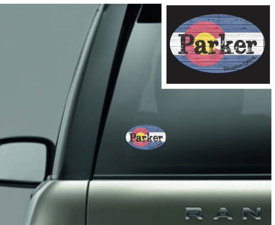 Parker Colorado Sticker - Monograms by K & K