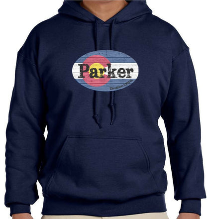 Parker, Colorado Flag Sweatshirt - Monograms by K & K