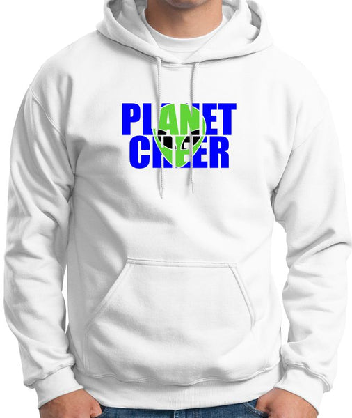 Planet Cheer Hoodie Adult Alien Head - Monograms by K & K