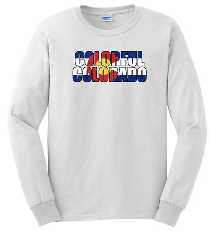 Colorful Colorado Long-Sleeve T-Shirt - Monograms by K & K