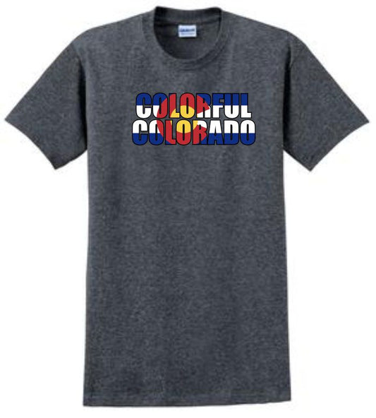 Colorful Colorado Short-Sleeve T-Shirt - Monograms by K & K