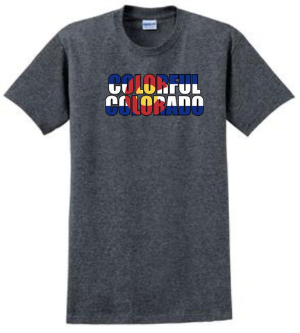 Colorful Colorado Short-Sleeve T-Shirt - Monograms by K & K