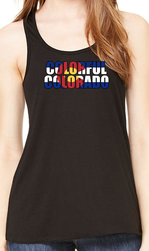 Colorful Colorado Tank Top - Monograms by K & K