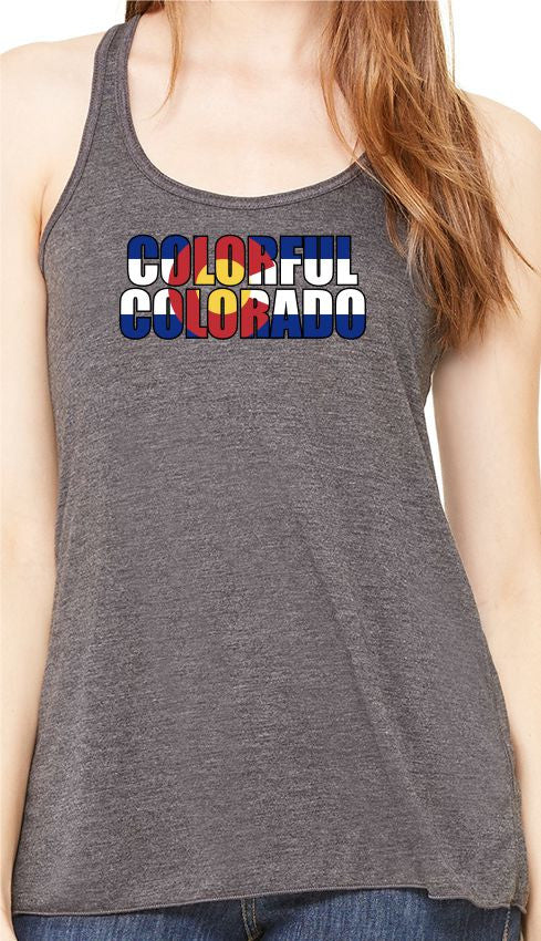 Colorful Colorado Tank Top - Monograms by K & K