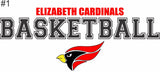 Elizabeth Basketball Long-Sleeve T-Shirt - Monograms by K & K