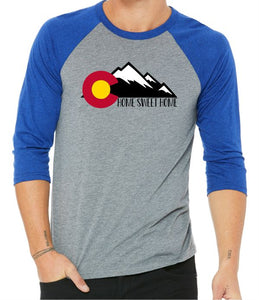 Home Sweet Home Baseball T-Shirt - Monograms by K & K