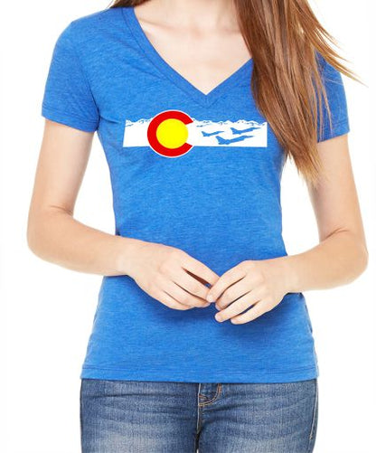 Buckley Redeye Ladies V-Neck Tee