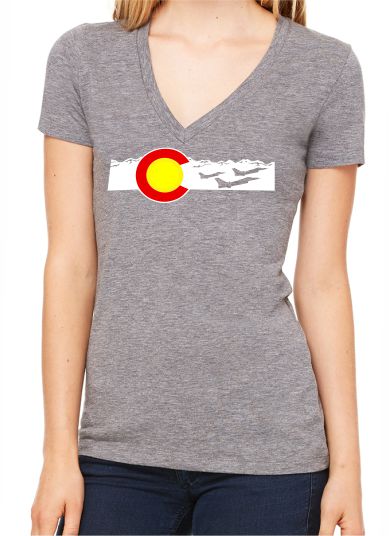 Buckley Redeye Ladies V-Neck Tee