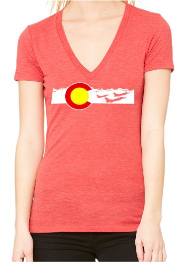Buckley Redeye Ladies V-Neck Tee