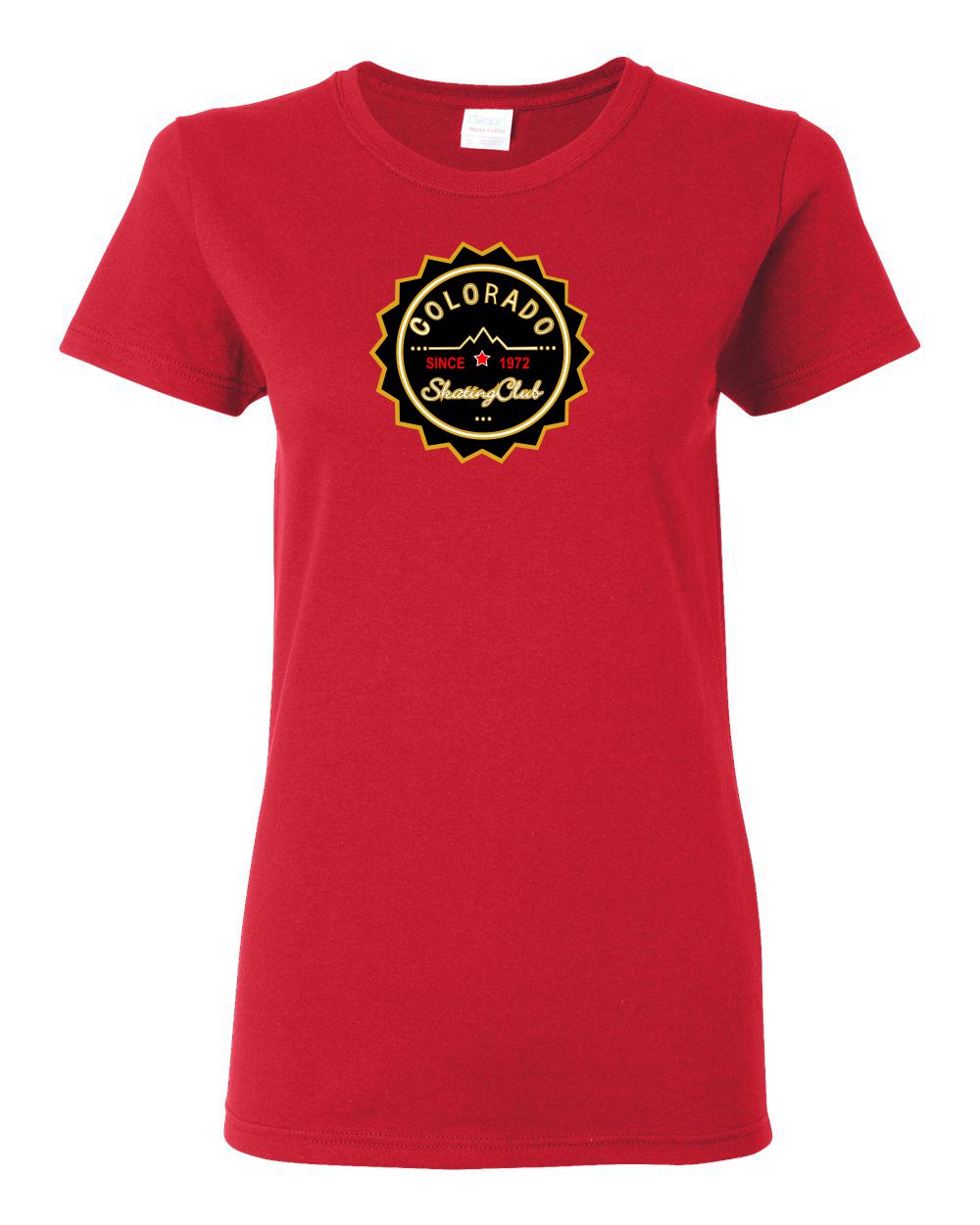 Colorado Skating Club Ladies Short-Sleeve T-Shirt - Monograms by K & K