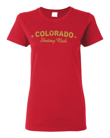 Colorado Skating Club Ladies Short-Sleeve T-Shirt - Monograms by K & K