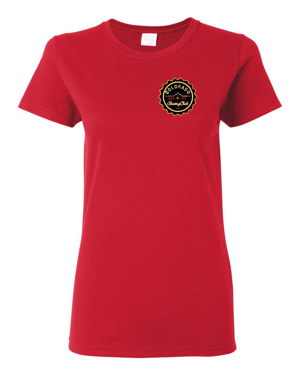 Colorado Skating Club Ladies Short-Sleeve T-Shirt - Monograms by K & K