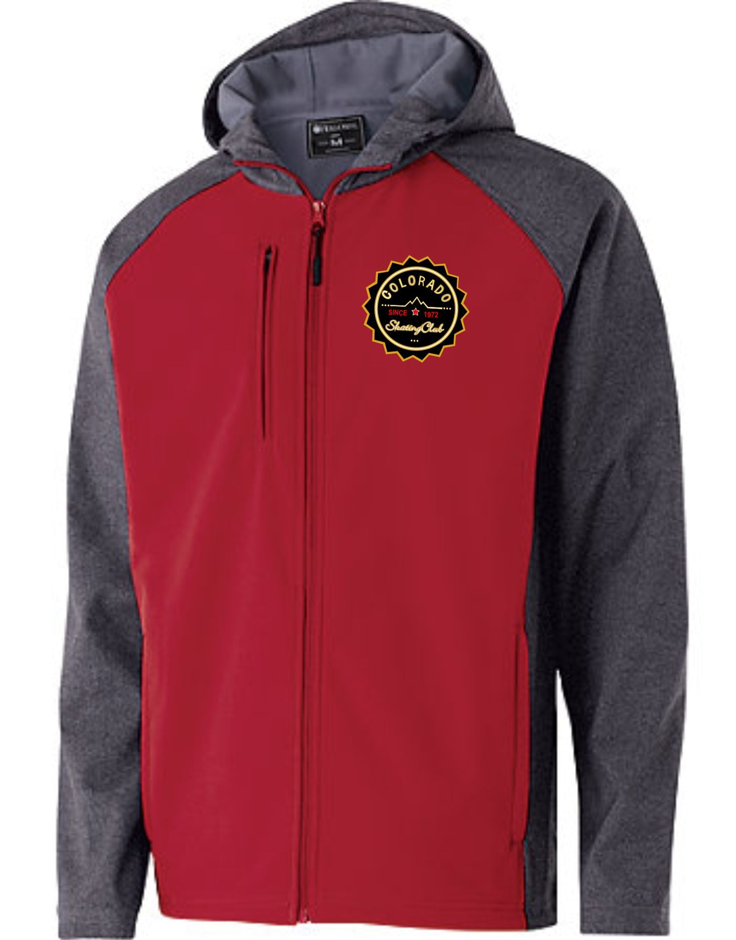 Colorado Skating Club Adult  Soft Shell Jacket - Monograms by K & K