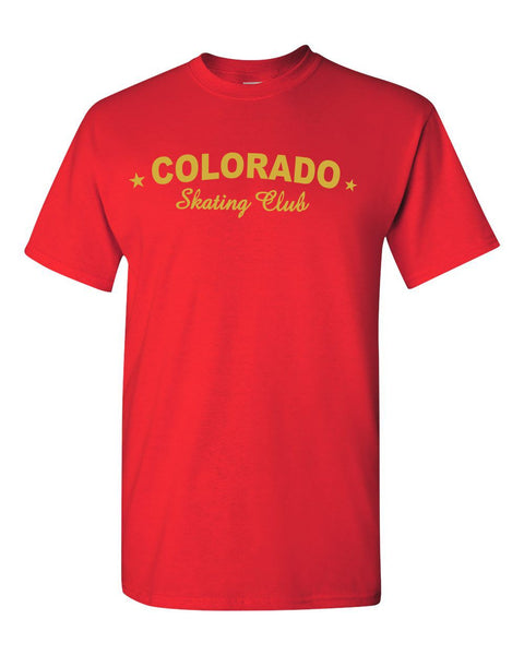 Colorado Skating Club Adult Short-Sleeve T-Shirt - Monograms by K & K