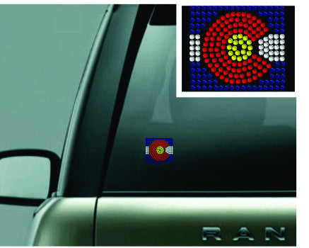Colorado Rhinestone Sticker - Monograms by K & K