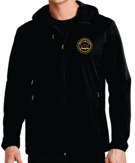 Colorado Skating Club Adult Active Hooded Soft Shell Jacket - Monograms by K & K