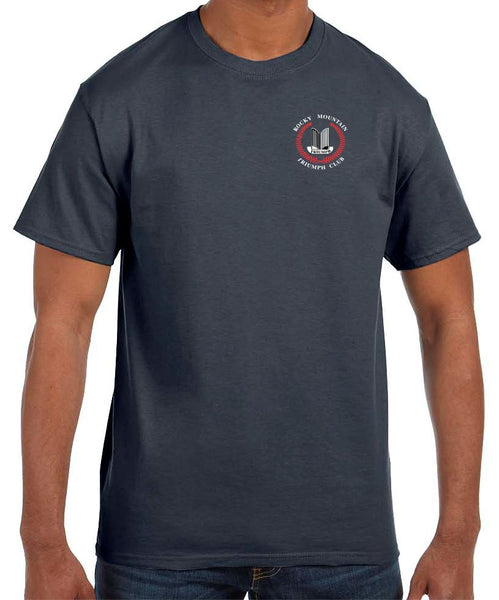 Rocky Mountain Triumph Club Adult Short-Sleeve T-Shirt - Monograms by K & K