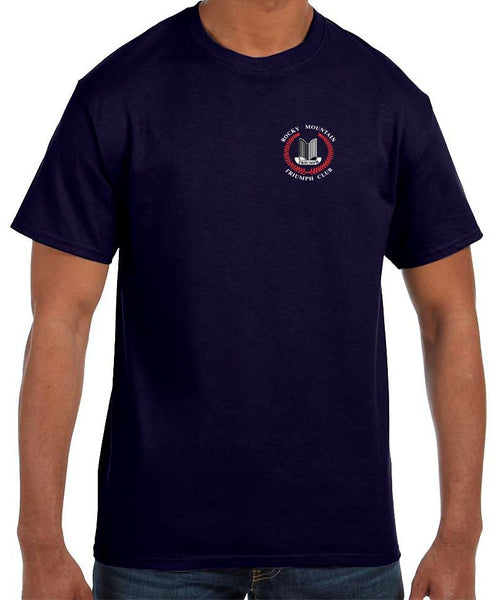 Rocky Mountain Triumph Club Adult Short-Sleeve T-Shirt - Monograms by K & K