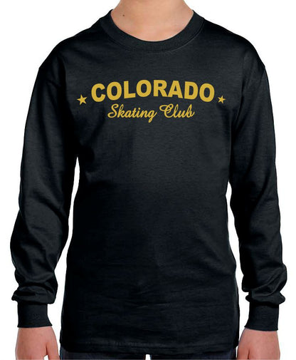 Colorado Skating Club Youth Long-Sleeve T-Shirt - Monograms by K & K