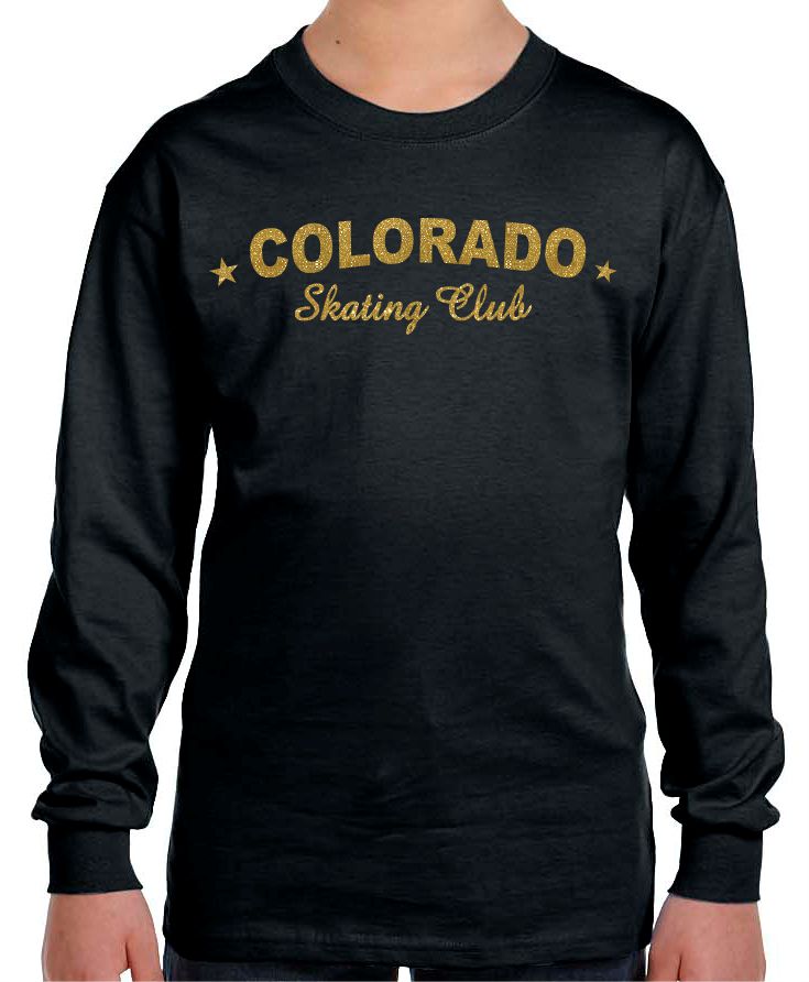 Colorado Skating Club Youth Long-Sleeve T-Shirt - Monograms by K & K