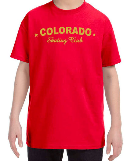 Colorado Skating Club Youth Short-Sleeve T-Shirt - Monograms by K & K