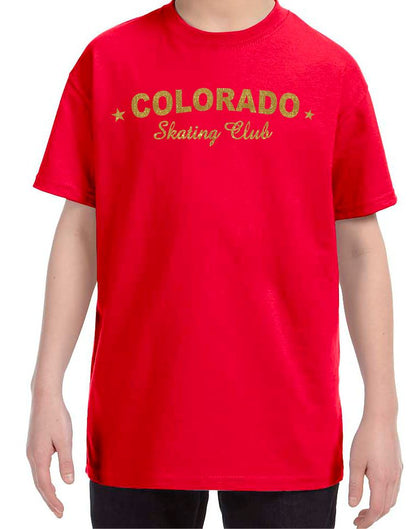 Colorado Skating Club Youth Short-Sleeve T-Shirt - Monograms by K & K