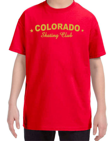 Colorado Skating Club Youth Short-Sleeve T-Shirt - Monograms by K & K